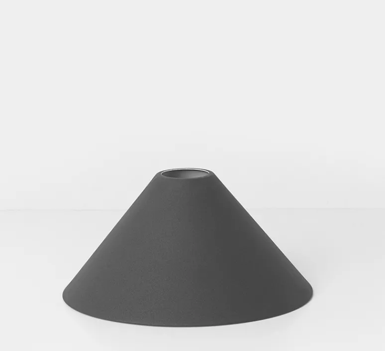 Suspension*Ferm Living Suspension, Collect lighting, high, abat-jour Cone, , Ø25cm, H27cm - noir
