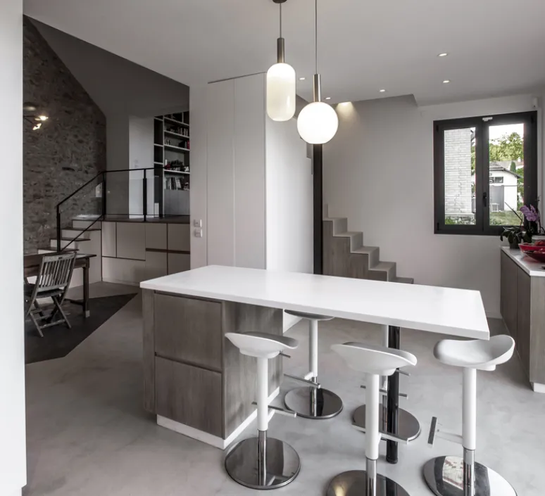 Suspension*Ferm Living Suspension, Collect lighting, high, laiton, abat-jour Opal Tall, Ø18cm, H51,2cm - laiton, opal