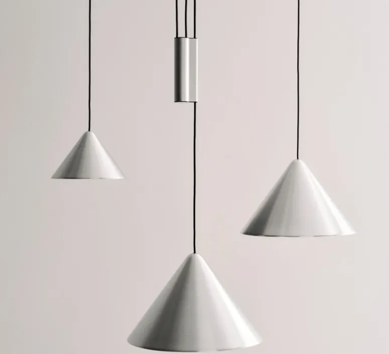 Suspension*HAY Suspension, Compass 430 ajustable, , Ø43cm, H26cm - alu brossé