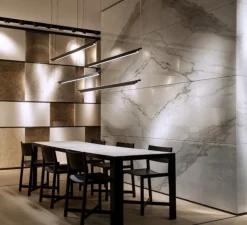 Suspension, Compendium D81s, aluminium, LED, dimmable, DALI, 1926lm, 2700K, L162,5cm, H4,57cm - Luceplan