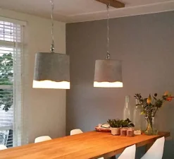 Suspension*Serax Suspension, Concrete, , Ø34cm, H38cm - gris, blanc