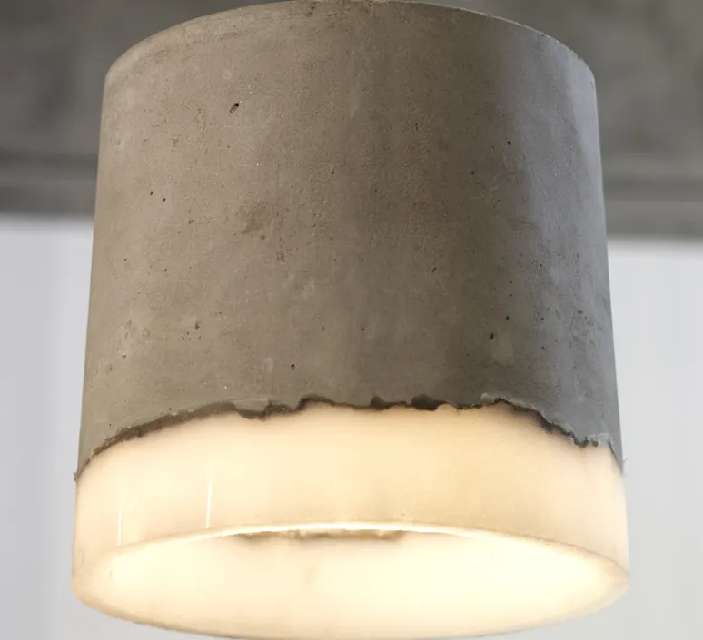 Suspension*Serax Suspension, Concrete, , Ø34cm, H38cm - gris, blanc
