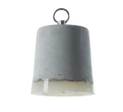 Suspension, Concrete, gris, blanc, Ø12cm, H13cm - Serax