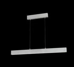 Suspension, Concrete Line, béton gris, LED, dim, 2900K, 1800 lm, L162cm, H7,5cm - Loftlight