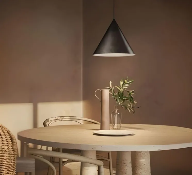 Suspension, Cone 286.03.MM, bronze morocco, Ø35cm, H29,6cm - Il Fanale