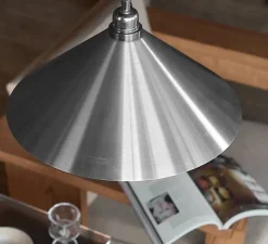 Suspension, cone shade medium, aluminium, Ø36cm, H12,2cm - Frama