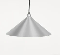 Suspension, cone shade medium, aluminium, Ø36cm, H12,2cm - Frama
