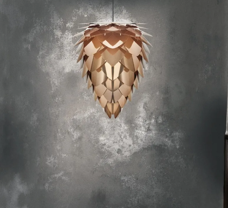 Suspension*Umage Suspension, Conia mini, , fil et rosace blanc, LED, Ø30cm, H36cm - cuivre