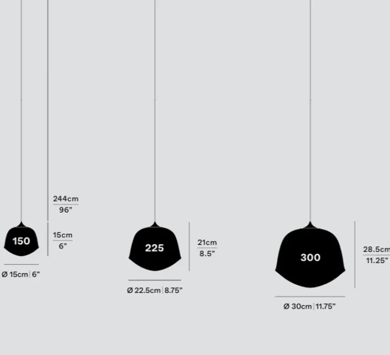 Suspension*A-N-D Suspension, Contour 300, , LED, 2700K, Ø30cm, H28,5cm - blanc perle