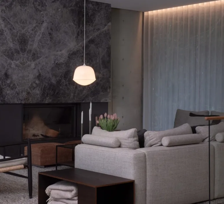 Suspension*A-N-D Suspension, Contour 225, , LED, 2700K, Ø22,5cm, H21cm - blanc perle