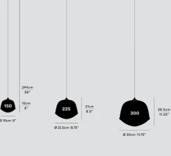 Suspension*A-N-D Suspension, Contour 225, , LED, 2700K, Ø22,5cm, H21cm - blanc perle