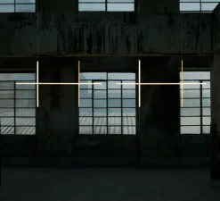 Suspension, Coordinates Suspension 2, champagne, LED, 2700K, 2960lm, L176,2cm, H92,2cm - Flos