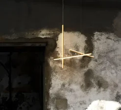 Suspension*Flos Suspension, Coordinates Suspension 1, , LED, 2700K, 1920lm, Ø78,2cm, H78,2cm - champagne