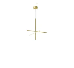 Suspension*Flos Suspension, Coordinates Suspension 1, , LED, 2700K, 1920lm, Ø78,2cm, H78,2cm - champagne