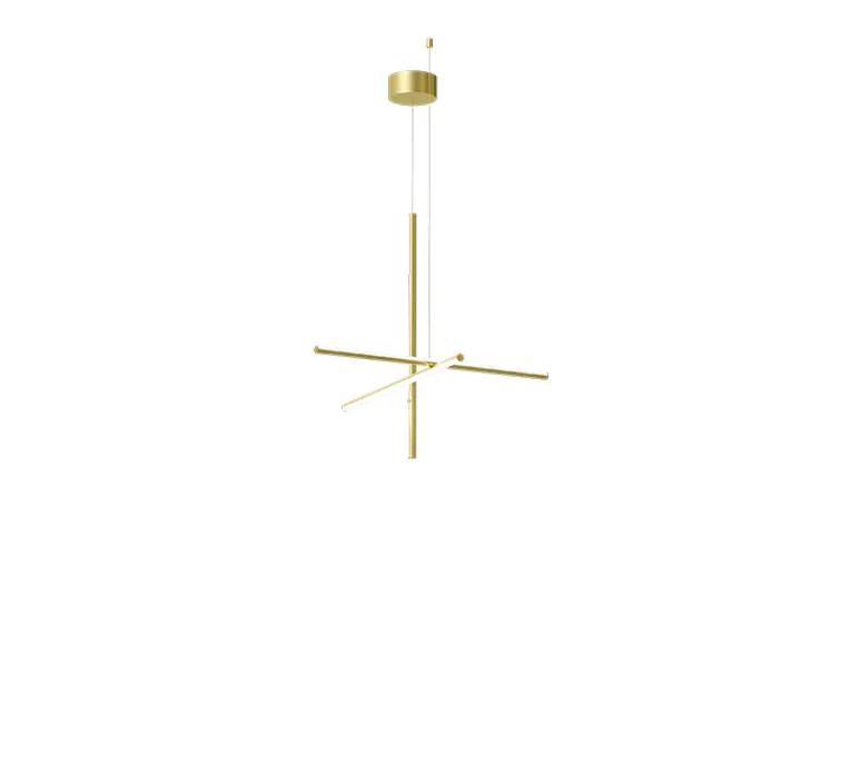 Suspension*Flos Suspension, Coordinates Suspension 1, , LED, 2700K, 1920lm, Ø78,2cm, H78,2cm - champagne