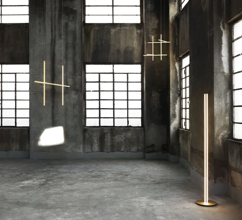 Suspension*Flos Suspension, Coordinates Suspension 3, , LED, 2700K, 3850lm, Ø78,2cm, H78,2cm - champagne