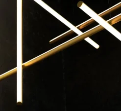 Suspension*Flos Suspension, Coordinates Suspension 3, , LED, 2700K, 3850lm, Ø78,2cm, H78,2cm - champagne