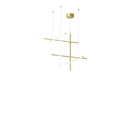 Suspension*Flos Suspension, Coordinates Suspension 3, , LED, 2700K, 3850lm, Ø78,2cm, H78,2cm - champagne