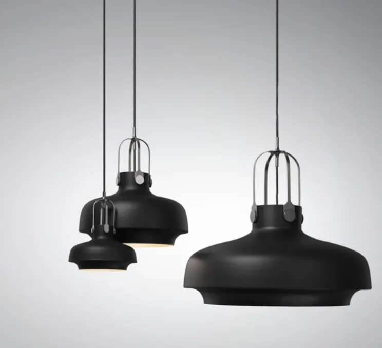 Suspension, Copenhagen Pendant SC7, noir mat, Ø35cm, H40cm - Andtradition