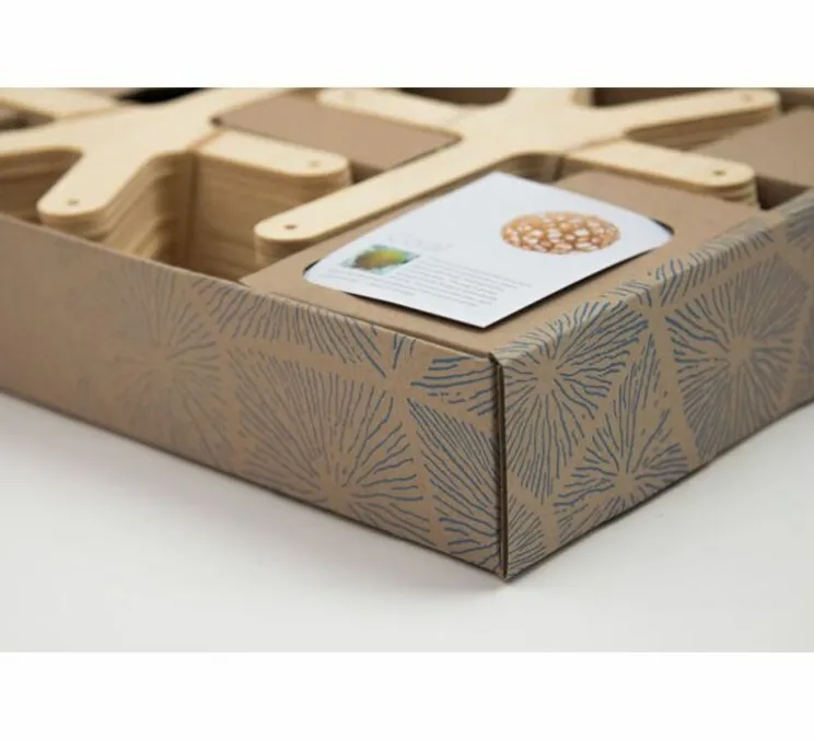 Suspension, Coral, version en kit, noir, naturel, Ø40cm, H40cm - David Trubridge