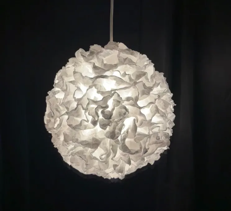 Suspension, Coraline, blanc, Ø30cm, H30cm - And Creation