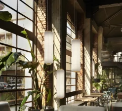 Suspension*Slide Suspension, Cordiale, , LED, dim, 3000K, lm, Ø15cm, H56cm - Blanc, laiton satiné