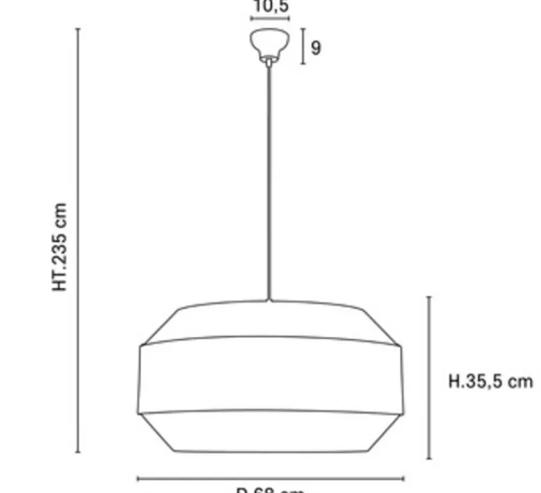 Suspension*Market Set Suspension, Cosiness, , Ø68cm, H35,5cm - blanc