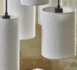 Suspension*Market Set Suspension, Cosiness 5L, , Ø44cm, H118cm - bouclette blanc