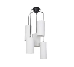 Suspension*Market Set Suspension, Cosiness 5L, , Ø44cm, H118cm - bouclette blanc