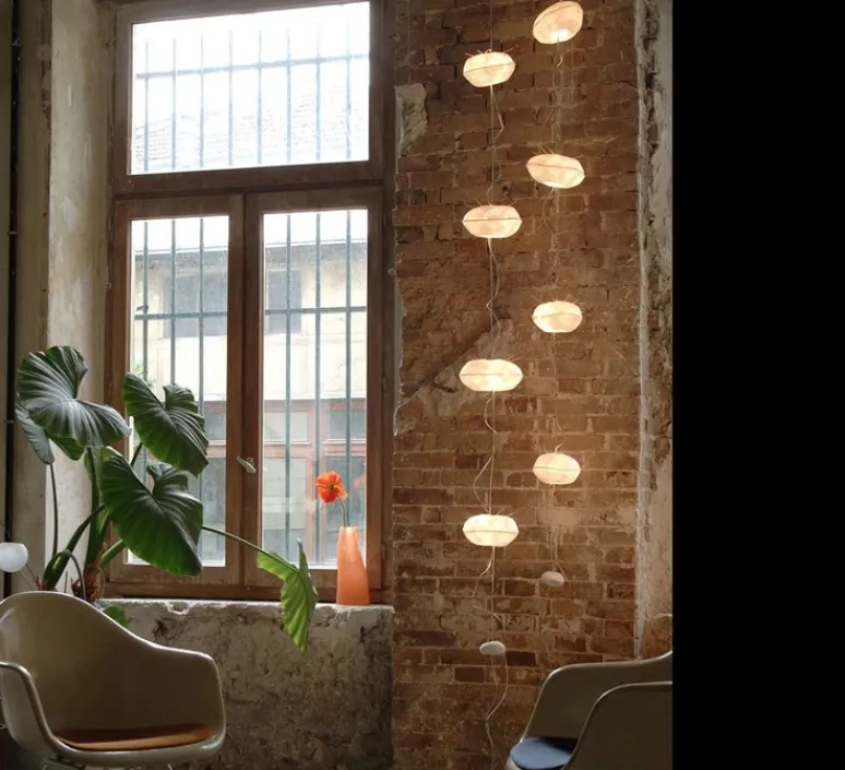 Suspension*Celine Wright Suspension, Courant D'air, , branchement plafond, LED, L20cm, H250cm - blanc