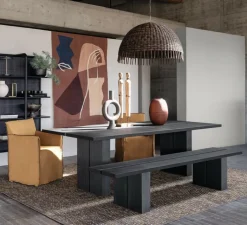 Suspension*Gervasoni Suspension, Croco 95, , Ø100cm, H59cm - marron