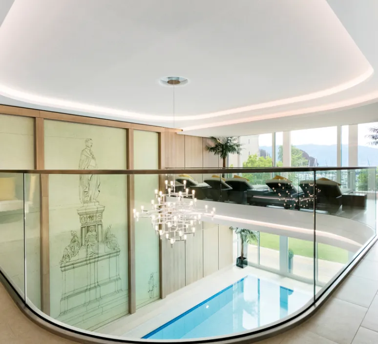 Suspension*Nemo Lighting Suspension, Crown Magnum, , Ø150cm, H124cm - acier poli