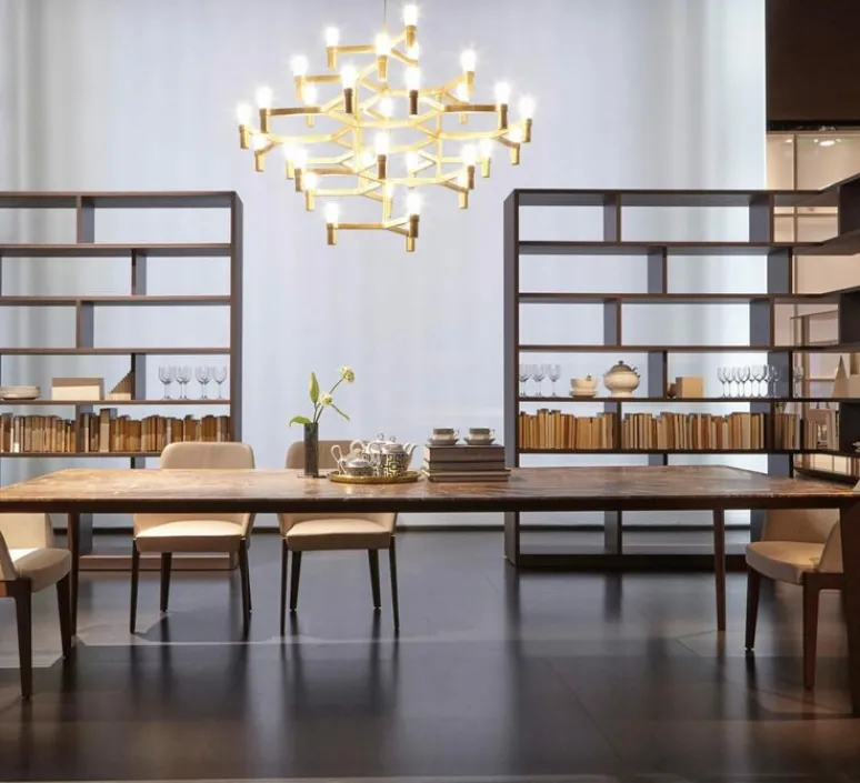 Suspension*Nemo Lighting Suspension, Crown Major, , L109cm, H87cm - plaqué or