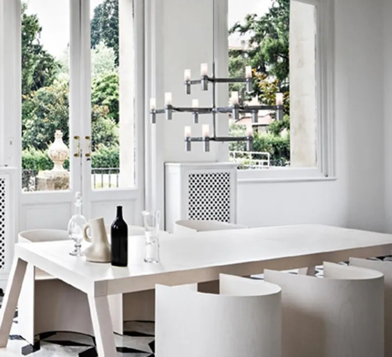 Suspension*Nemo Lighting Suspension, Crown Minor, , L77cm, H50cm - acier poli