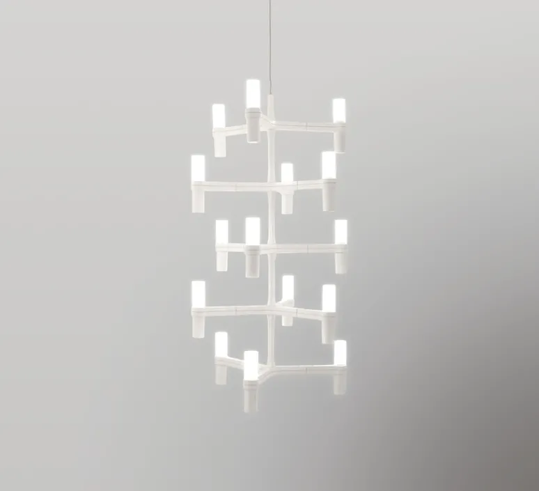 Suspension*Nemo Lighting Suspension, Crown Multi, , L41cm, H87cm - blanc