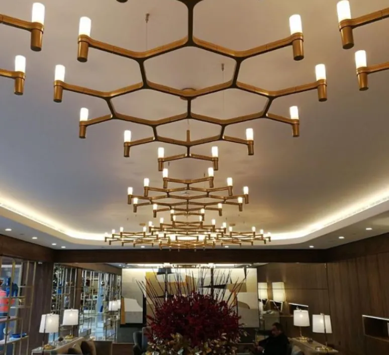 Suspension*Nemo Lighting Suspension, Crown Plana Mega, , L172cm, H16cm - or