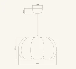 Suspension*Lobo Atelier Suspension, Cuuc L, , Ø45cm, H24cm - blanc pur