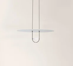 Suspension*OliveLab Suspension, D03, , LED, 2700K, 3000 lm, Ø50cm, H81cm - noir et blanc