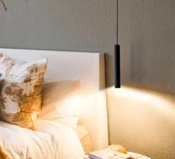 Suspension*OliveLab Suspension, D01, , LED, 2700K, 420 lm, Ø2,2cm, H15cm - noir mat