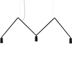Suspension*Nemo Lighting Suspension, DABLIU SPOT 40°, , LED, 2700K, 400lm, L130cm, H42cm - noir