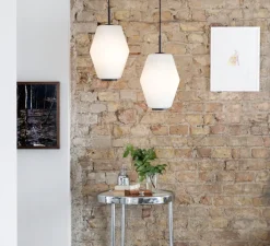 Suspension*Northern Suspension, Dahl Large, gris foncé et , Ø25cm, H33cm - blanc