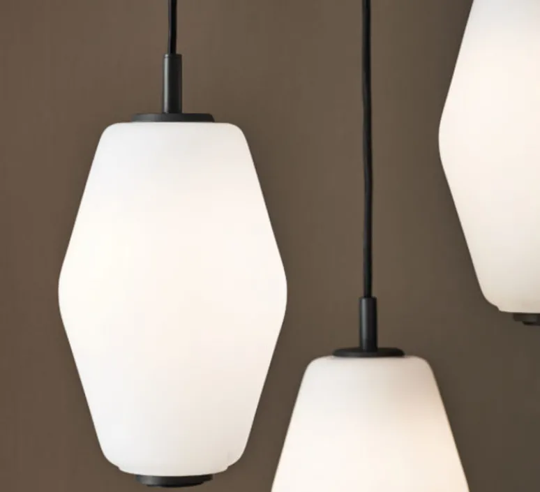 Suspension*Northern Suspension, Dahl Small, foncé et blanc, Ø14,8cm, H22cm - gris