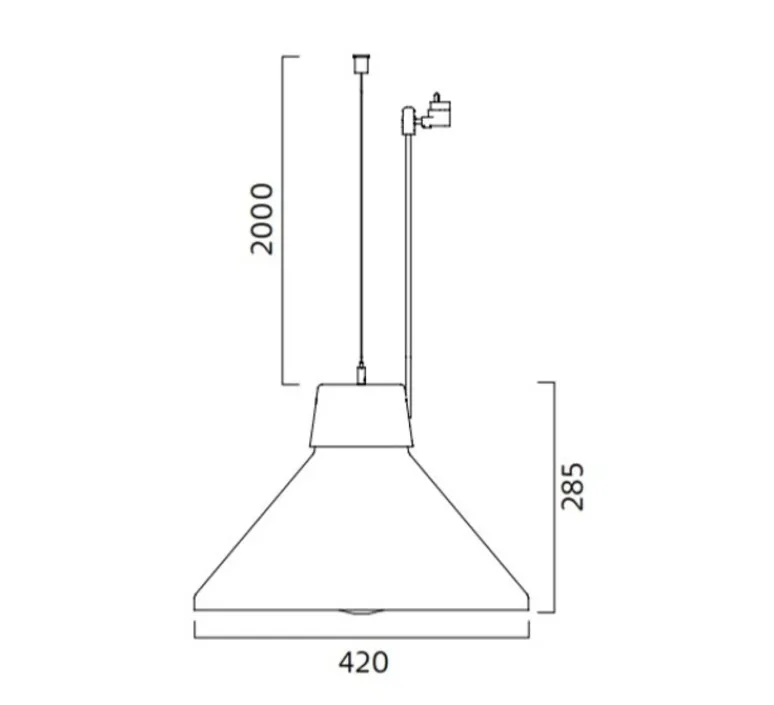 Suspension*Zero Suspension, Daikanyama, , LED, dim, 3000K, 979 lm, Ø42cm, H28,5cm - orange