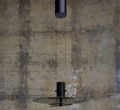 Suspension*DCW éditions Paris Suspension, Delumina, , Ø40cm, H17,3cm - transparent