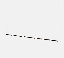 Suspension, Dew Horizontal, noir, LED, dim, 2700k, 782 lm, Ø4,3cm, H99,5cm - LEDs C4