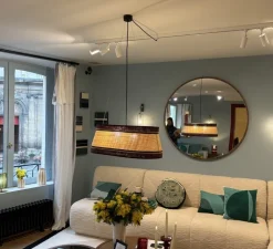 Suspension*Sarah Lavoine Suspension, Diana, , L70cm, H25cm - casis, naturel