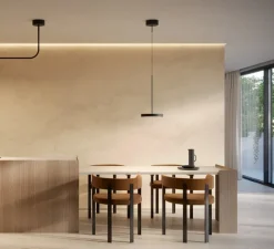 Suspension, Dip, noir, IP40, LED, dim, 2700K, 1931 lm, Ø25cm, H39,5cm - Panzeri