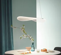 Suspension, Diphy, transparent, LED, dim, 3000K, 2609lm, L53,6cm, H220cm - Stilnovo