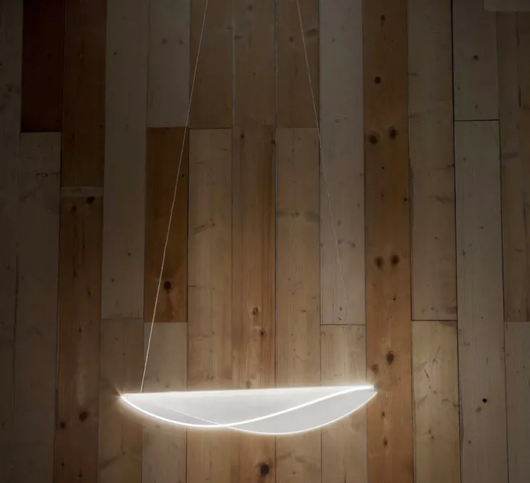 Suspension, Diphy, transparent, LED, dim, 3000K, 2609lm, L53,6cm, H220cm - Stilnovo