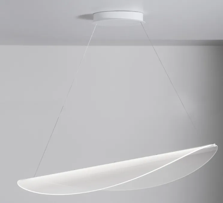 Suspension, Diphy, transparent, LED, dim, 3000K, 2609lm, L53,6cm, H220cm - Stilnovo